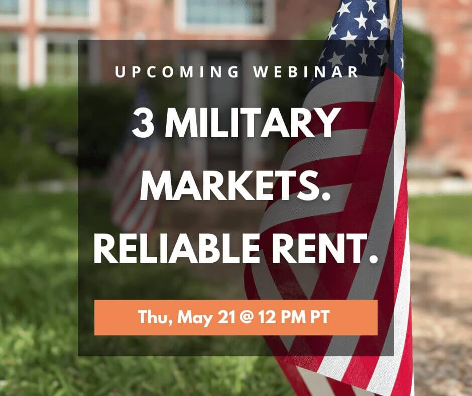 Property Showcase featuring military cities: OKC, San Antonio, & Columbus, GA