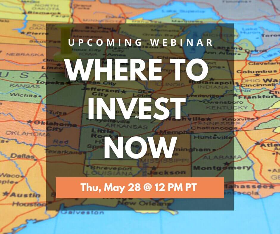 Featured image for webinar about where to invest in real estate now