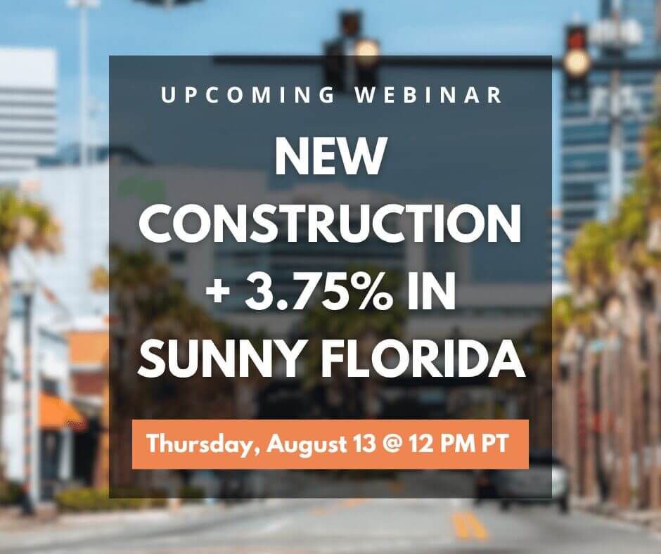 New Construction + 3.75% In Sunny Florida