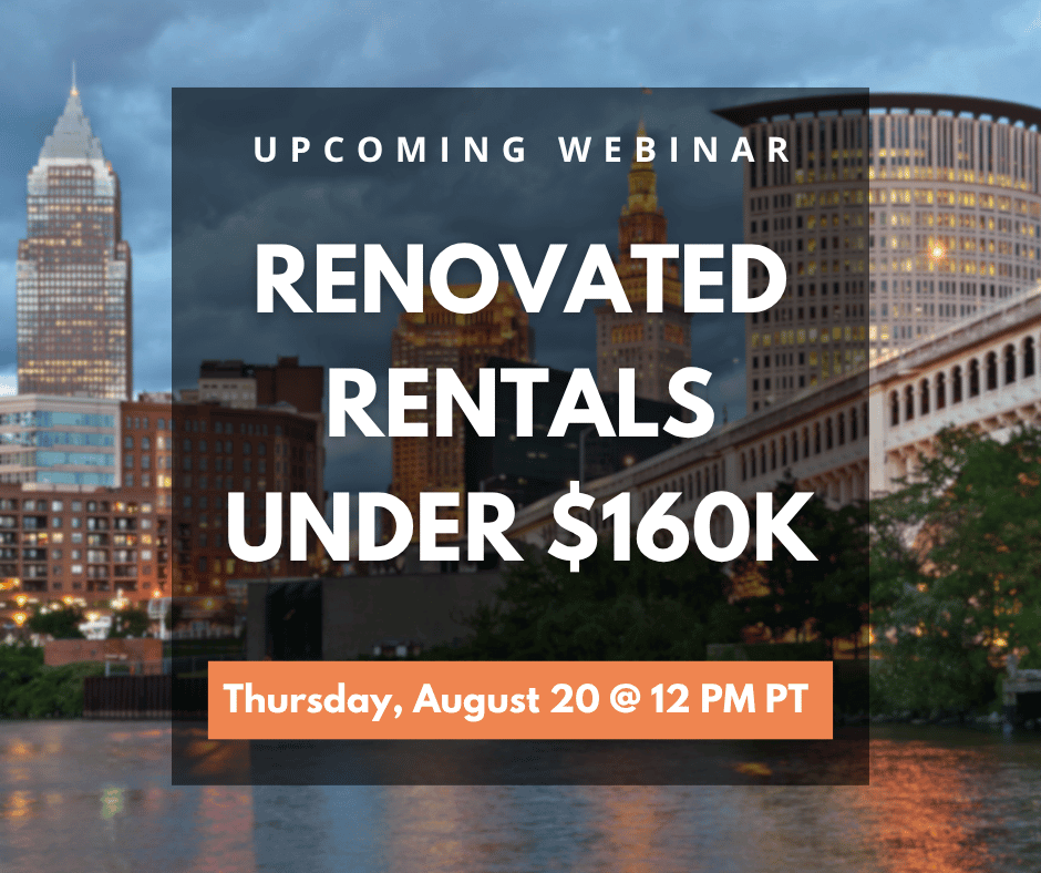 Renovated Rentals Under $160K in Cleveland