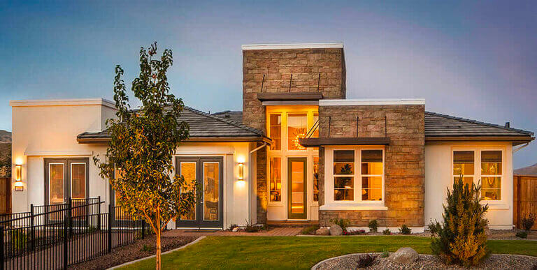 Rendering of a home in Reno Nevada, part of the Argos Reno project