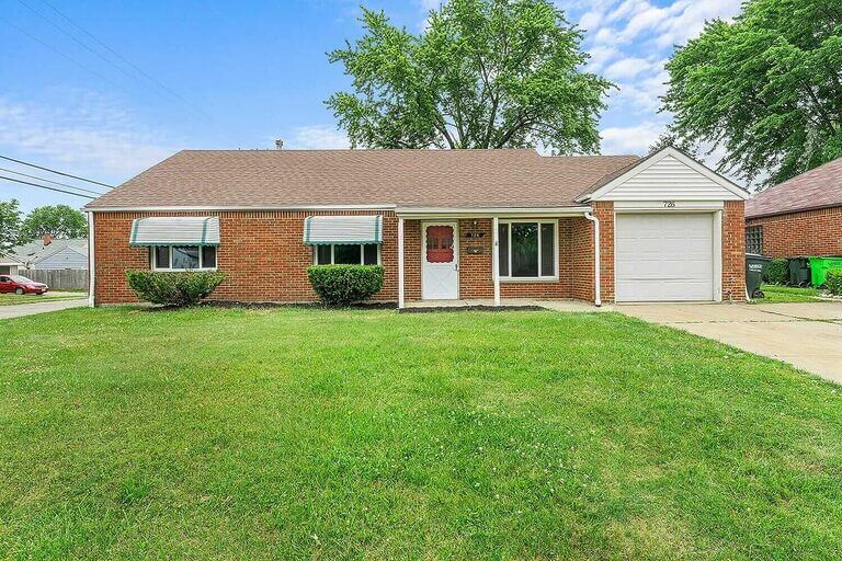 Photo of a house in Euclid Ohio