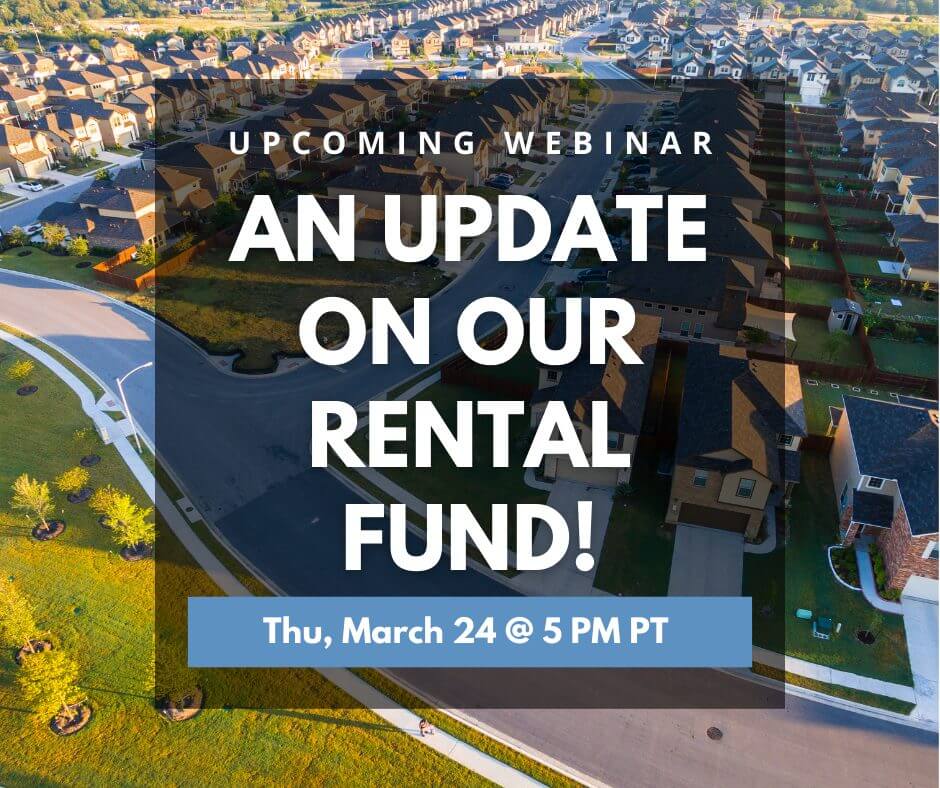 North Texas Rental Fund Update Webinar Featured Image