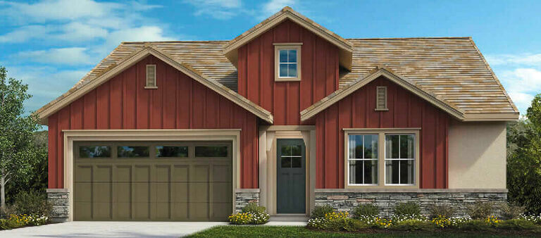Rendering of a home in Reno Nevada, part of the Quest Reno project