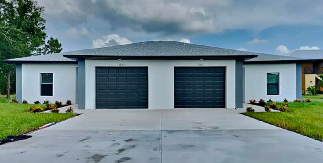 new construction Multi family rental sold by the SW Florida team for 575K.