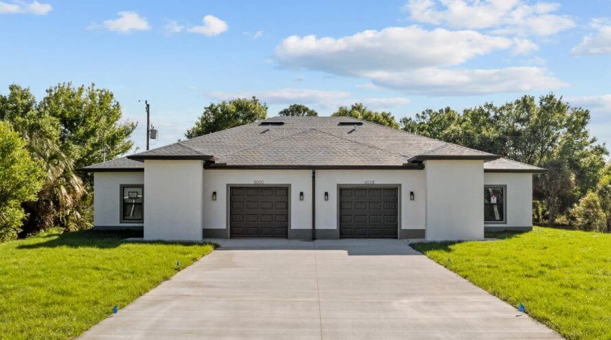 New Construction Duplex Property Sold by the SW Florida Property Team for $549k