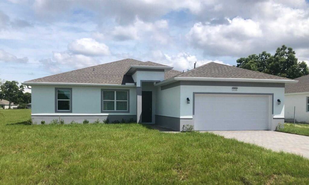 Picture of New construction sfr in Cape Coral.